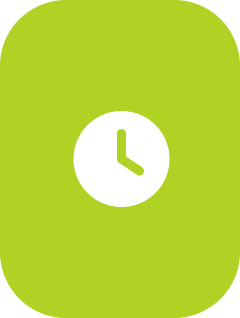 Time symbol in minimalist design